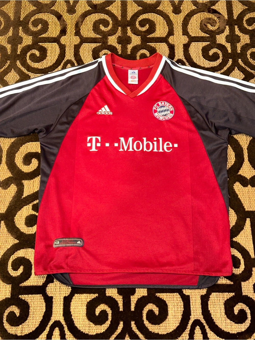 Bayern Munich 2002/2003 Adidas Home Football Shirt Soccer Jersey Size LARGE